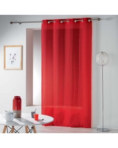 Panneau a oeillets 140 x 280 cm etamine crash telma Rouge