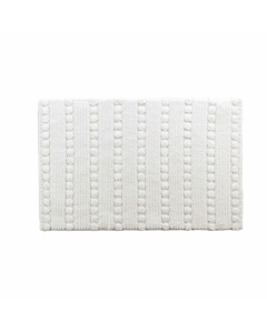 Tapis de bain 50 x 80 cm coton jacquard tisse cleonis Sans