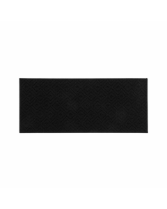 Tapis anti dérapant rectangle 50 x 120 cm bouclette Losi Noir