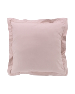 Taie d'oreiller 63 x 63 cm en percale uni 78 fils Rose