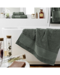 Serviette 70 x 130 cm garance romarin Vert