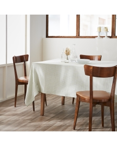 Nappe Rectangulaire 150 x 250 cm - Double Gaze de Coton Vickie Eucalyptus