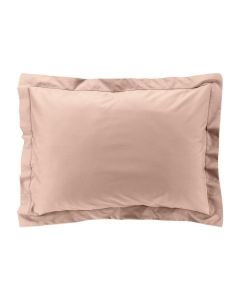 Taie d'oreiller vp 50 x 70 cm percale uni 78 fils percaline  +p. bourdon Nude