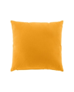 Coussin dehoussable 45 x 45 cm coton/polyester recycle Twily Jaune