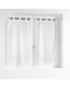 Paire droite passants 2 x 60 x 160 cm maille odilia Sans
