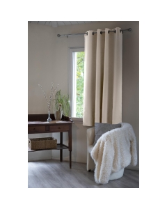 Rideau 100% occultant luxe spécial petites fenêtres 140 x 180 cm Obscure Pampa