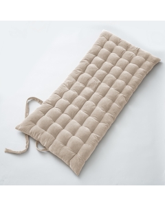 Matelas de sol 60 x 120 velours de coton césar pampa Naturel