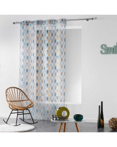Panneau a oeillets 140 x 240 cm voile imprime transfert palpito Blanc