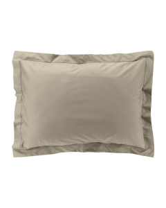 Taie d'oreiller vp 50 x 70 cm percale uni 78 fils percaline  +p. bourdon Sable