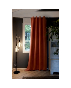 Rideau occultant isolant phonique + polaire 140 x 280 cm Inuit Orange
