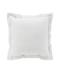 Taie d'oreiller vp 63 x 63 cm percale uni 78 fils percaline  +p. bourdon White
