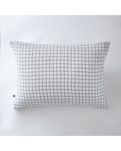 Taie d'oreiller gaze de coton tissée 50 x 70 cm gaïa mix Blanc