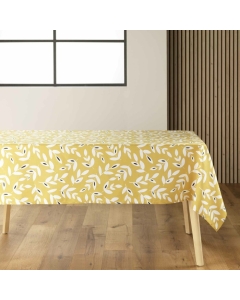 Nappe Rectangulaire 140 x 240 cm Microfibre Imprimée Bellys – Jaune Soleil