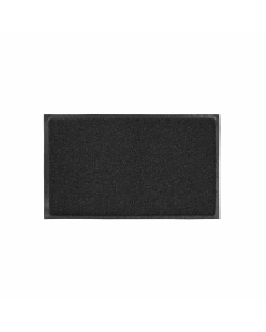 Tapis rectangle 45 x 75 cm pvc yoni Noir