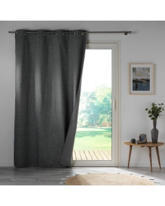 Rideau occultant 140 x 260 cm Crépuscule Anthracite