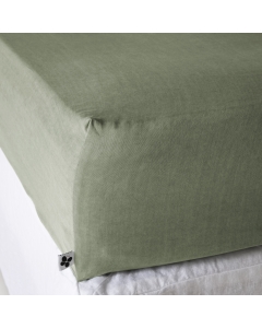 Drap Housse 180 x 200 cm en Lyocell Uni Lysandre Thym