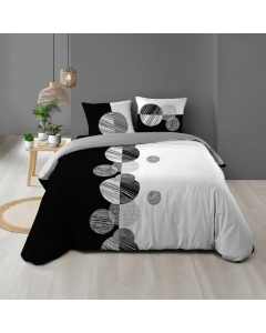 Housse de couette 260 x 240 cm coton 57 fils Stormi