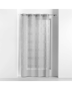 Panneau a oeillets 140 x 280 cm voile sable ajoure ajourela Gris
