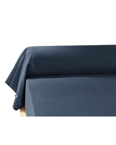 Taie de traversin flanelle 85 x 185 cm candice nuit Bleu foncé