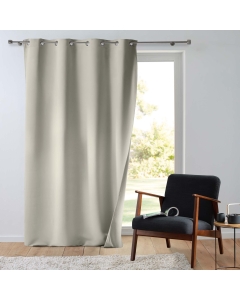 Rideau tamisant 135 x 260 cm isolant thermique Micropolar Naturel