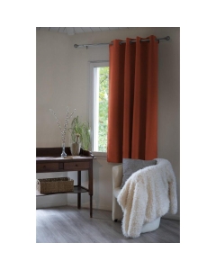 Rideau occultant isolant phonique + polaire 140 x 180 cm Inuit orange