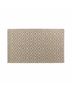 Tapis rectangle 50 x 80 cm coton/polyester tisse lazaro Sans