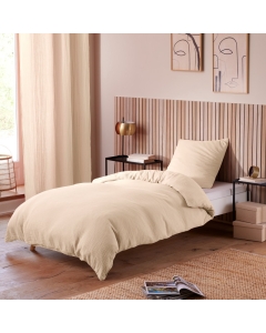 Housse de Couette 140 x 200 cm en Gaze de Coton Avy Naturel