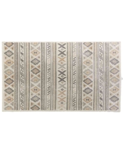 Tapis rectangle 68 x 110 cm viscose tissee sakari Naturel