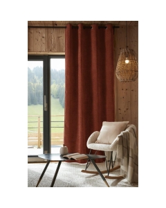 Rideau 140 x 240 cm – Occultant Total & Thermique Bjorn Terracotta