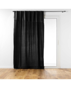 Ridea passant cache-volants en coton 140 x 240 cm Mistraline Noir