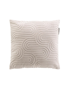 Coussin dehoussable compresse 45 x 45 cm velours devore pila Sans