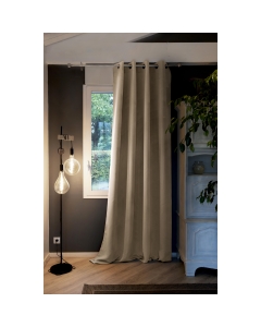 Rideau occultant isolant phonique + polaire 180 x 260 cm Inuit Beige