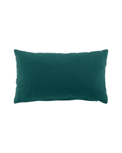 Coussin dehoussable  30 x 50 cm coton/polyester recycle grs twily Emeraude