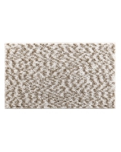 Tapis de bain 45 x 75 cm microfibre tricolore friza Blanc/sable