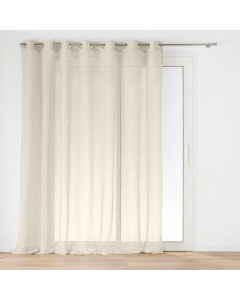 Voilage a oeillets 240 x 240 cm voile tissé Carlin