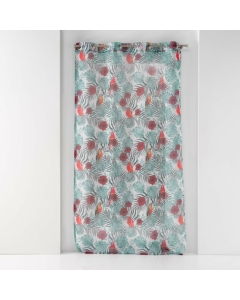 Voilage a oeillets 140 x 240 cm voile sablé Caracas Blanc