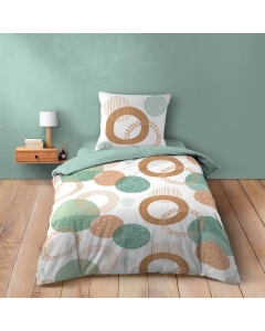Parure 2 p. 140 x 200 cm +1 taie coton 42 fils Lunabella