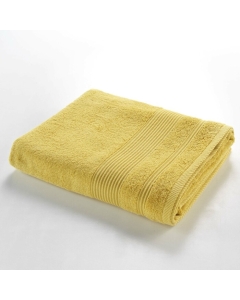 Drap de bain 90 x 150 cm eponge unie tendresse Mimosa