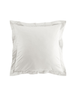 Taie d'oreiller vp 63 x 63 cm uni bio 57 fils gots biolina  +p. bourdon Blanc