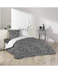 parure 3 p. 240 x 220 cm microfibre imprimee allover elton
