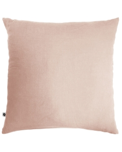 Taie d'oreiller en double gaze de coton – 60 x 60 cm – Gaïa Rose