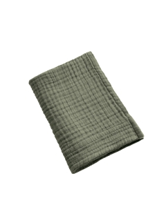 Serviette Invité Gaïa 30 x 50 cm – Gaze de Coton Unie Romarin