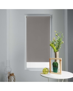 Store enrouleur occultant 60 x 90 cm polyester occult Taupe
