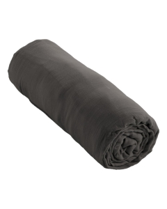 Drap Housse Double Gaze de Coton Granit – 160 x 200 cm – Bonnet 30 cm