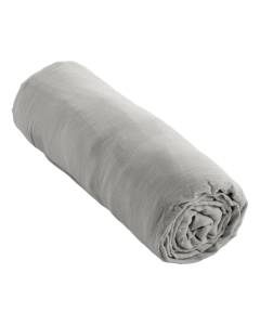 Drap Housse Double Gaze de Coton Perle – 90 x 190 cm – Bonnet 30 cm