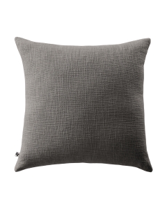 Coussin Déhoussable 45 x 45 cm 100% coton Sixtine Ardoise