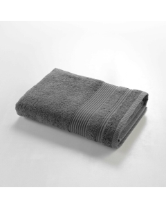 Drap de douche 70 x 130 cm eponge unie tendresse Anthracite