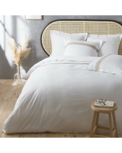 Housse de couette 240 x 220 cm + 2 taie coton 57 fils Laly