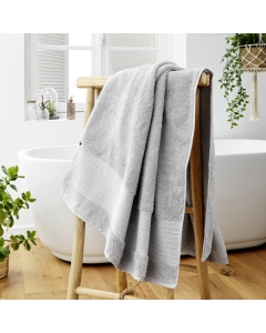Drap de bain éponge 100% coton bio 600 grammes 90 x 150 cm Garance Gris