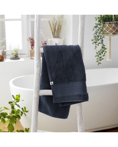 Serviette 50 x 90 cm garance minuit Bleu foncé